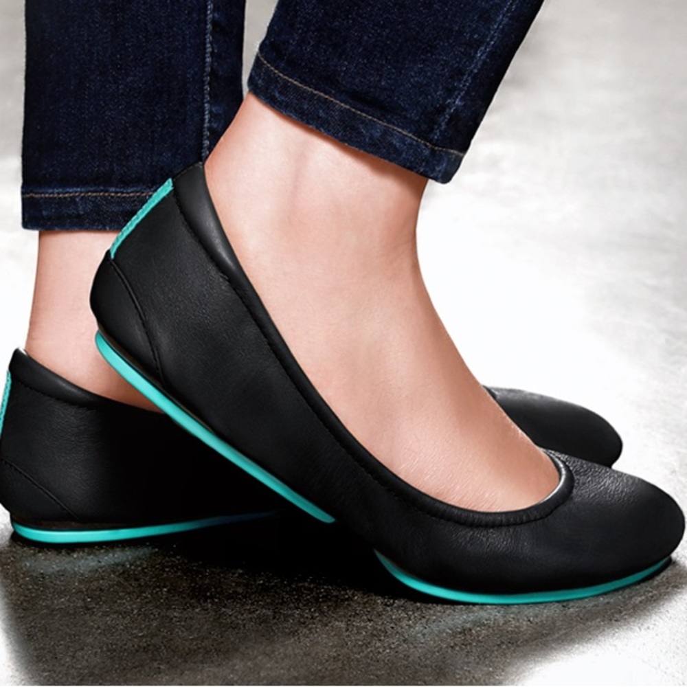 ❤️Highly Sought After Black Matte Leather Tieks Gavrieli